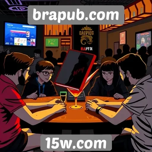 A comunidade de jogadores no brapub.com e suas interações